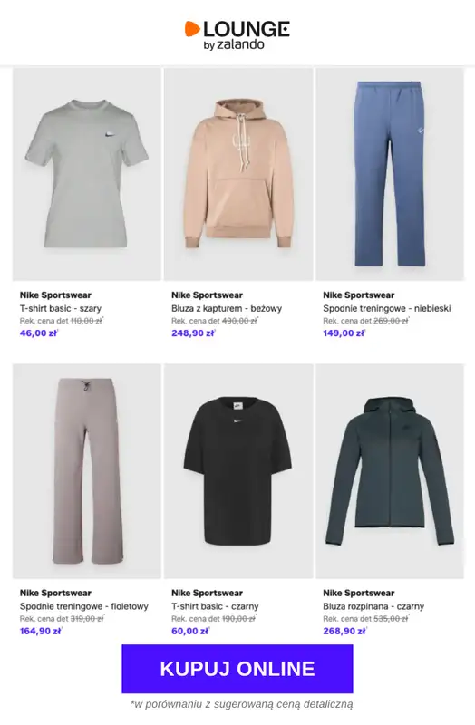 Lounge by Zalando - gazetka promocyjna Specjalne okazje: Nike Sportswear od poniedziałku 18.05 do czwartku 21.05 - strona 9
