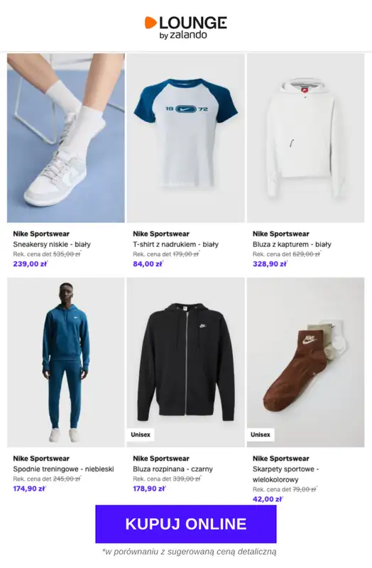 Lounge by Zalando - gazetka promocyjna Specjalne okazje: Nike Sportswear od poniedziałku 18.05 do czwartku 21.05 - strona 6