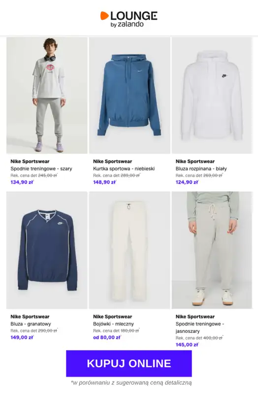 Lounge by Zalando - gazetka promocyjna Specjalne okazje: Nike Sportswear od poniedziałku 18.05 do czwartku 21.05 - strona 10