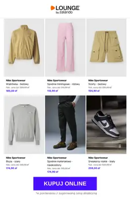 Lounge by Zalando - gazetka promocyjna Specjalne okazje: Nike Sportswear od poniedziałku 18.05 do czwartku 21.05 - strona 8