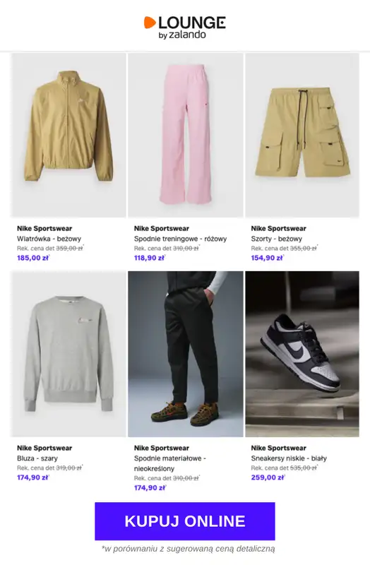 Lounge by Zalando - gazetka promocyjna Specjalne okazje: Nike Sportswear od poniedziałku 18.05 do czwartku 21.05 - strona 8