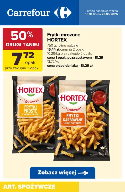 Carrefour - gazetka promocyjna SUPER promocje! od wtorku 19.05 do soboty 23.05 - strona 11
