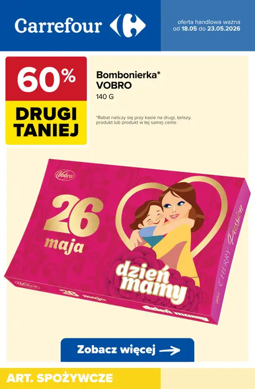 Carrefour - gazetka promocyjna SUPER promocje! od wtorku 19.05 do soboty 23.05 - strona 12