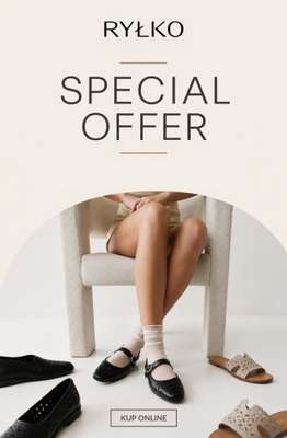Ryłko - gazetka promocyjna SPECIAL OFFER – obuwie damskie i dodatki od poniedziałku 18.05 