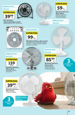 Auchan - gazetka promocyjna Gazetka Wentylatory Hipermarket Auchan od czwartku 21.05 do środy 03.06 - strona 3