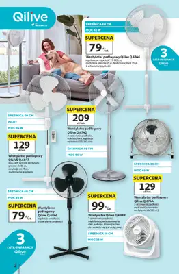 Auchan - gazetka promocyjna Gazetka Wentylatory Hipermarket Auchan od czwartku 21.05 do środy 03.06 - strona 2