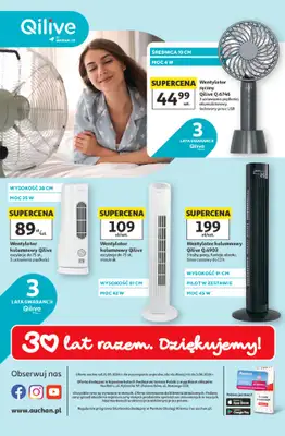 Auchan - gazetka promocyjna Gazetka Wentylatory Hipermarket Auchan od czwartku 21.05 do środy 03.06 - strona 4