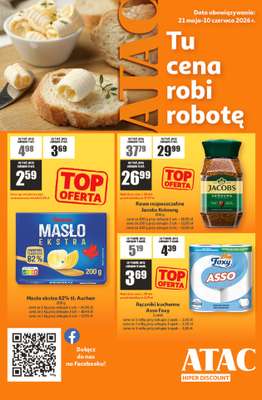 Auchan - gazetka promocyjna Gazetka ATAC Hiper Discount od czwartku 21.05 do środy 10.06