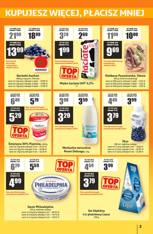 Auchan - gazetka promocyjna Gazetka ATAC Hiper Discount od czwartku 21.05 do środy 10.06 - strona 3