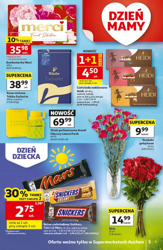 Auchan - gazetka promocyjna Gazetka 30 Lat Supermarket Auchan od czwartku 21.05 do środy 27.05 - strona 3