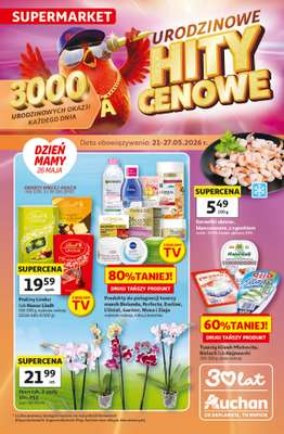 Auchan - gazetka promocyjna Gazetka 30 Lat Supermarket Auchan od czwartku 21.05 do środy 27.05