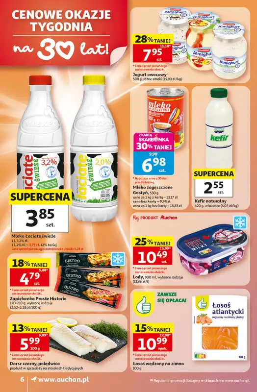 Auchan - gazetka promocyjna Gazetka 30 Lat Supermarket Auchan od czwartku 21.05 do środy 27.05 - strona 6