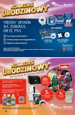 Auchan - gazetka promocyjna Gazetka 30 Lat Hipermarket Auchan od czwartku 21.05 do środy 27.05 - strona 52