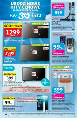 Auchan - gazetka promocyjna Gazetka 30 Lat Hipermarket Auchan od czwartku 21.05 do środy 27.05 - strona 44