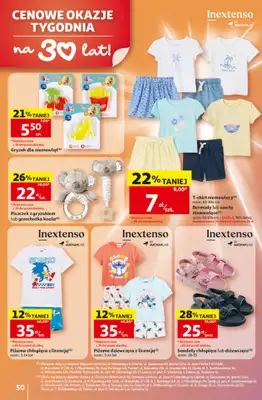 Auchan - gazetka promocyjna Gazetka 30 Lat Hipermarket Auchan od czwartku 21.05 do środy 27.05 - strona 50