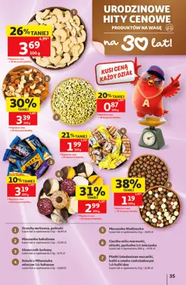 Auchan - gazetka promocyjna Gazetka 30 Lat Hipermarket Auchan od czwartku 21.05 do środy 27.05 - strona 35