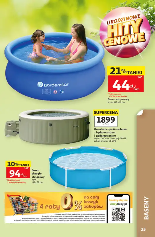 Auchan - gazetka promocyjna Gazetka 30 Lat Hipermarket Auchan od czwartku 21.05 do środy 27.05 - strona 25