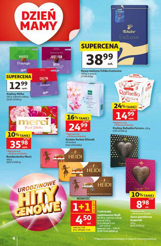 Auchan - gazetka promocyjna Gazetka 30 Lat Hipermarket Auchan od czwartku 21.05 do środy 27.05 - strona 6