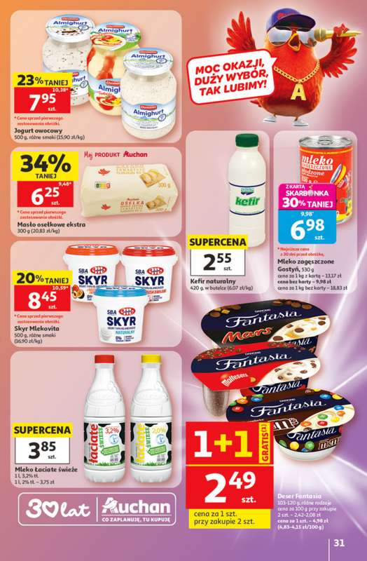 Auchan - gazetka promocyjna Gazetka 30 Lat Hipermarket Auchan od czwartku 21.05 do środy 27.05 - strona 31