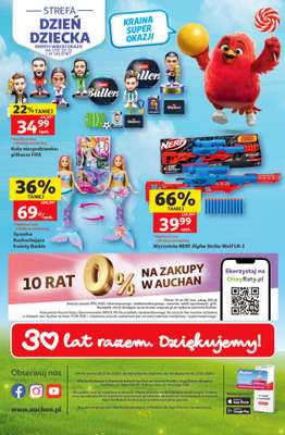 Auchan - gazetka promocyjna Gazetka 30 Lat Hipermarket Auchan od czwartku 21.05 do środy 27.05 - strona 57