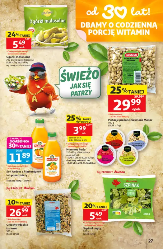 Auchan - gazetka promocyjna Gazetka 30 Lat Hipermarket Auchan od czwartku 21.05 do środy 27.05 - strona 27