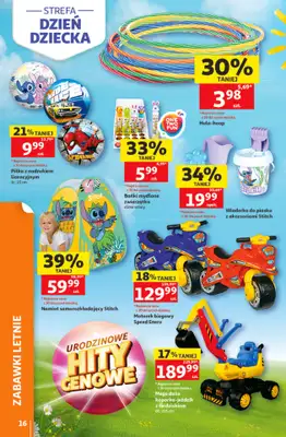 Auchan - gazetka promocyjna Gazetka 30 Lat Hipermarket Auchan od czwartku 21.05 do środy 27.05 - strona 16