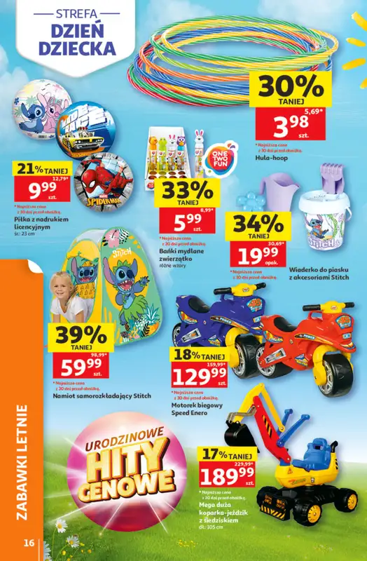 Auchan - gazetka promocyjna Gazetka 30 Lat Hipermarket Auchan od czwartku 21.05 do środy 27.05 - strona 16