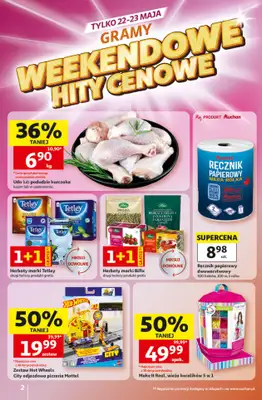 Auchan - gazetka promocyjna Gazetka 30 Lat Hipermarket Auchan od czwartku 21.05 do środy 27.05 - strona 2