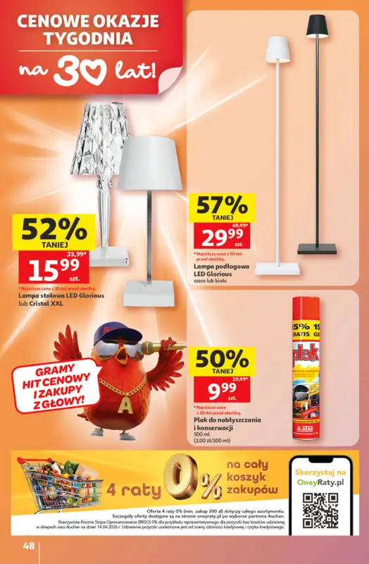 Auchan - gazetka promocyjna Gazetka 30 Lat Hipermarket Auchan od czwartku 21.05 do środy 27.05 - strona 48