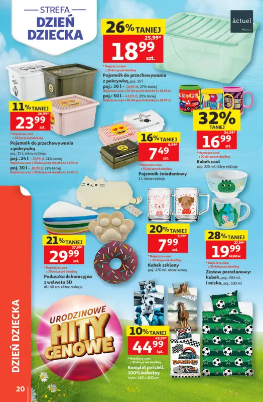 Auchan - gazetka promocyjna Gazetka 30 Lat Hipermarket Auchan od czwartku 21.05 do środy 27.05 - strona 20