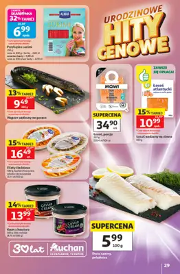 Auchan - gazetka promocyjna Gazetka 30 Lat Hipermarket Auchan od czwartku 21.05 do środy 27.05 - strona 29