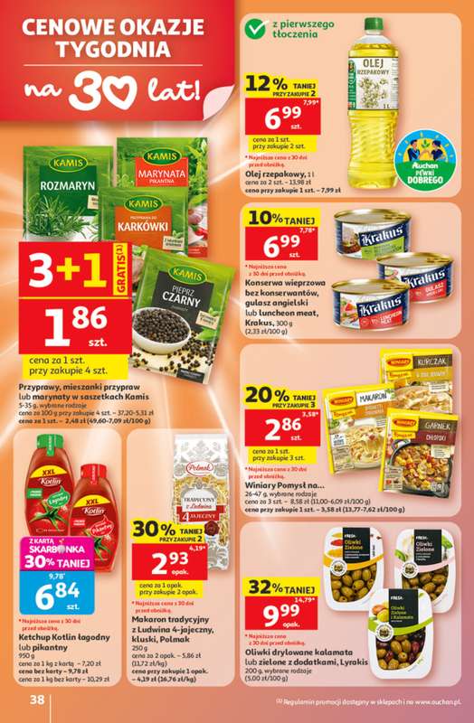Auchan - gazetka promocyjna Gazetka 30 Lat Hipermarket Auchan od czwartku 21.05 do środy 27.05 - strona 38