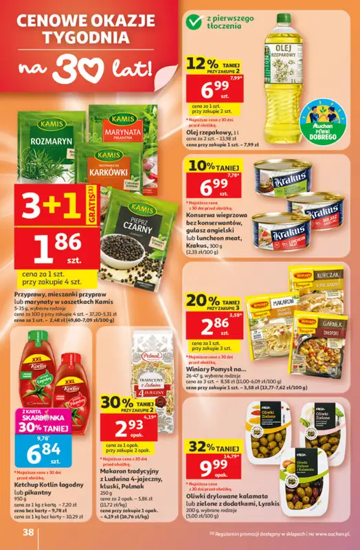Auchan - gazetka promocyjna Gazetka 30 Lat Hipermarket Auchan od czwartku 21.05 do środy 27.05 - strona 38
