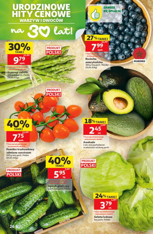 Auchan - gazetka promocyjna Gazetka 30 Lat Hipermarket Auchan od czwartku 21.05 do środy 27.05 - strona 26
