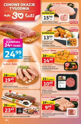 Auchan - gazetka promocyjna Gazetka 30 Lat Hipermarket Auchan od czwartku 21.05 do środy 27.05 - strona 28