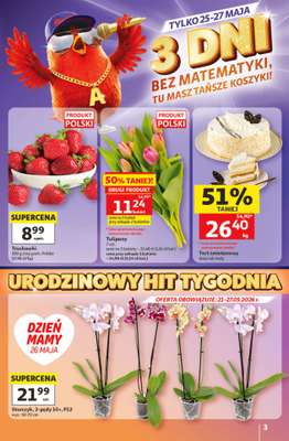 Auchan - gazetka promocyjna Gazetka 30 Lat Hipermarket Auchan od czwartku 21.05 do środy 27.05 - strona 3
