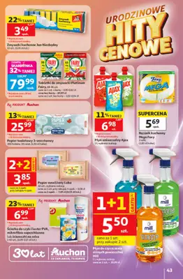 Auchan - gazetka promocyjna Gazetka 30 Lat Hipermarket Auchan od czwartku 21.05 do środy 27.05 - strona 43
