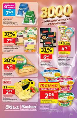 Auchan - gazetka promocyjna Gazetka 30 Lat Hipermarket Auchan od czwartku 21.05 do środy 27.05 - strona 33