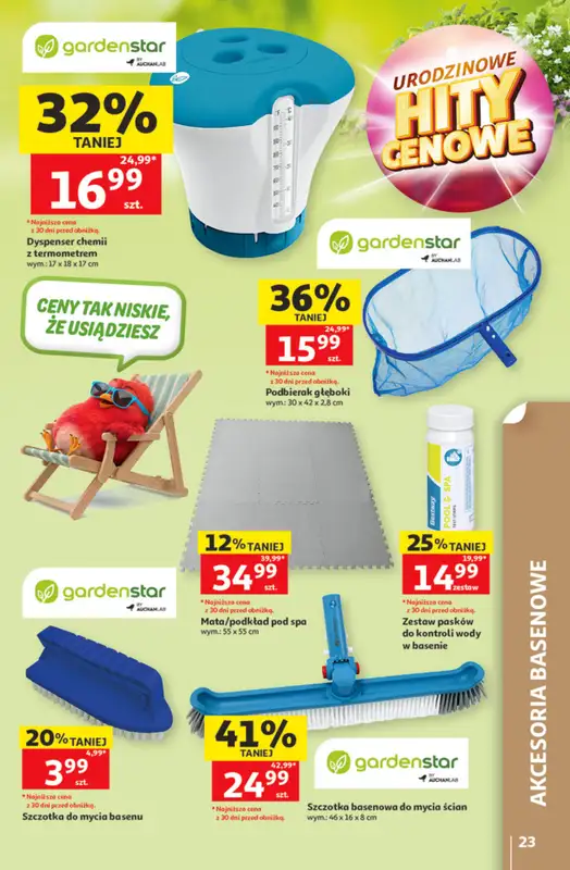 Auchan - gazetka promocyjna Gazetka 30 Lat Hipermarket Auchan od czwartku 21.05 do środy 27.05 - strona 23