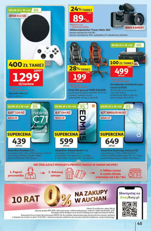 Auchan - gazetka promocyjna Gazetka 30 Lat Hipermarket Auchan od czwartku 21.05 do środy 27.05 - strona 45