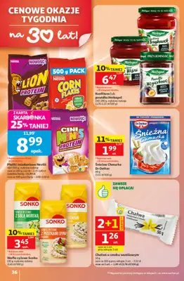 Auchan - gazetka promocyjna Gazetka 30 Lat Hipermarket Auchan od czwartku 21.05 do środy 27.05 - strona 36