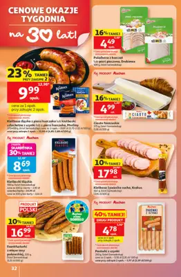 Auchan - gazetka promocyjna Gazetka 30 Lat Hipermarket Auchan od czwartku 21.05 do środy 27.05 - strona 32