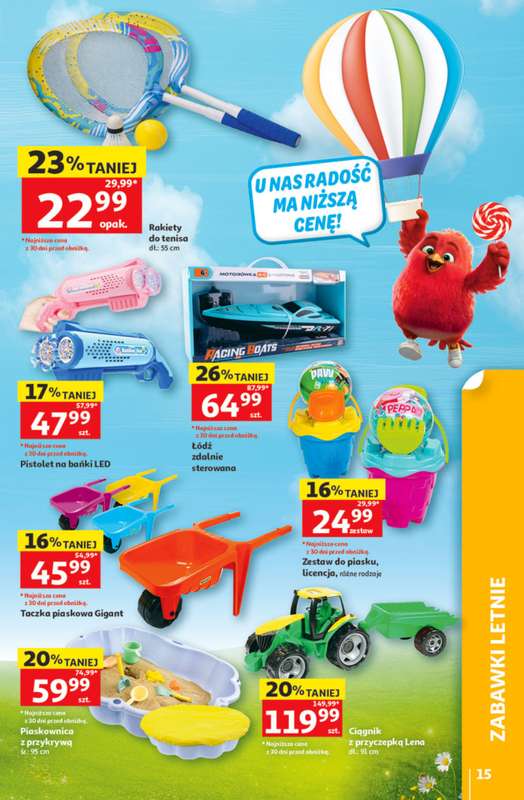 Auchan - gazetka promocyjna Gazetka 30 Lat Hipermarket Auchan od czwartku 21.05 do środy 27.05 - strona 15