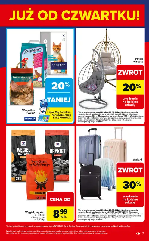 Carrefour - gazetka promocyjna Gazetka Weekend okazji  już od czwartku od czwartku 21.05 do soboty 23.05 - strona 7