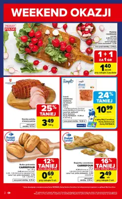 Carrefour - gazetka promocyjna Gazetka Weekend okazji  już od czwartku od czwartku 21.05 do soboty 23.05 - strona 2