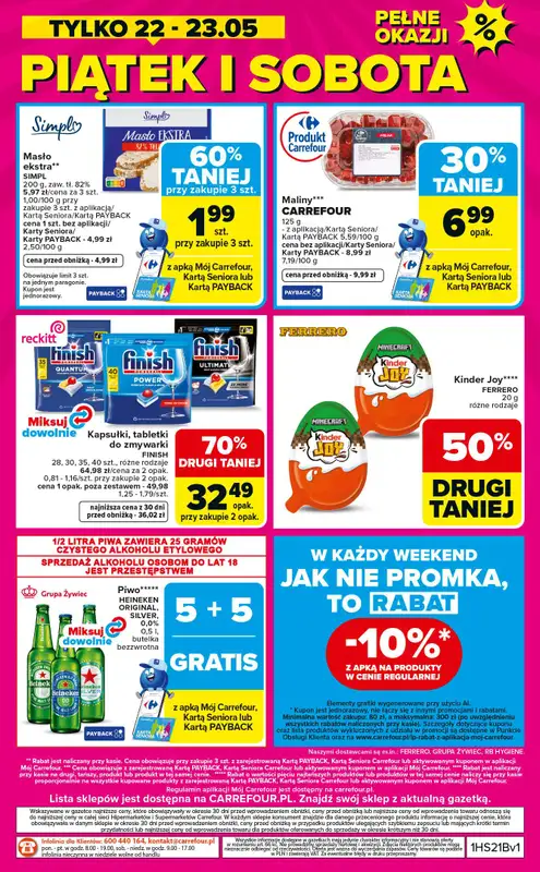 Carrefour Market - gazetka promocyjna Gazetka Weekend okazji  już od czwartku od czwartku 21.05 do soboty 23.05 - strona 8