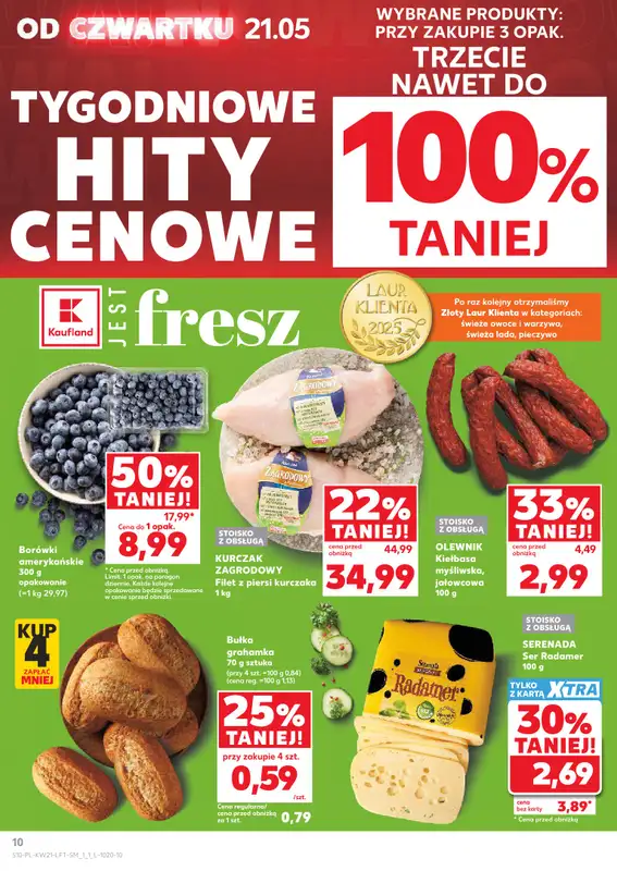 Kaufland - gazetka promocyjna Gazetka Tygodnia od czwartku 21.05 do środy 27.05 - strona 10
