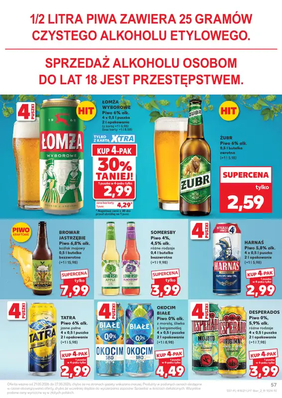 Kaufland - gazetka promocyjna Gazetka Tygodnia od czwartku 21.05 do środy 27.05 - strona 57
