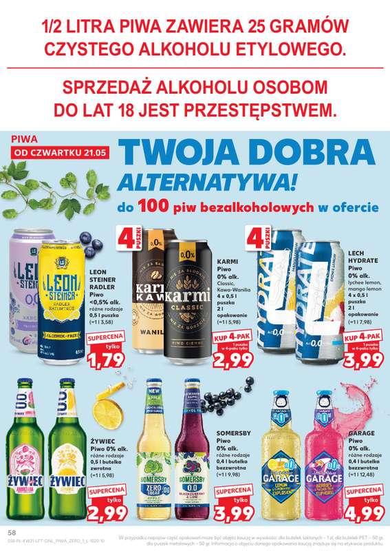 Kaufland - gazetka promocyjna Gazetka Tygodnia od czwartku 21.05 do środy 27.05 - strona 58