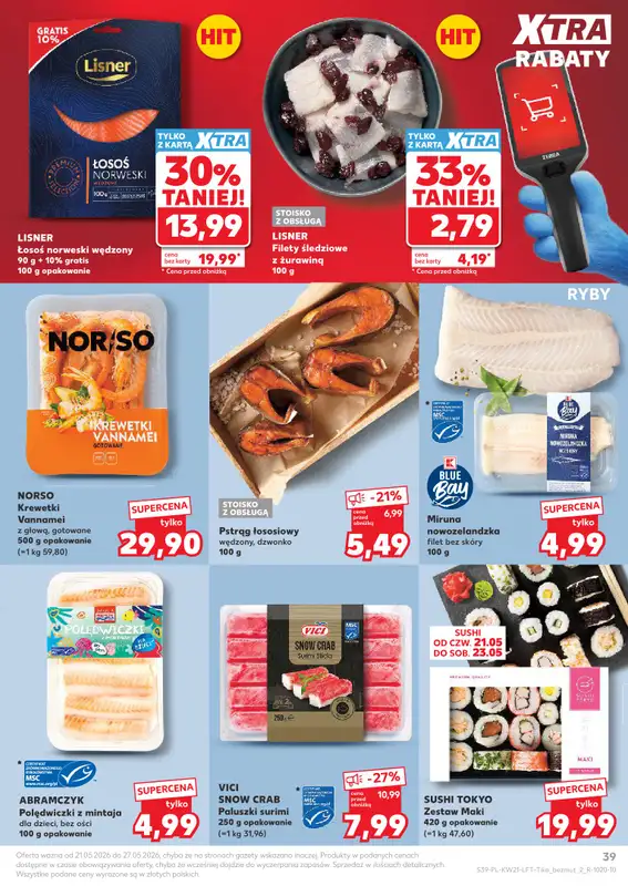 Kaufland - gazetka promocyjna Gazetka Tygodnia od czwartku 21.05 do środy 27.05 - strona 39